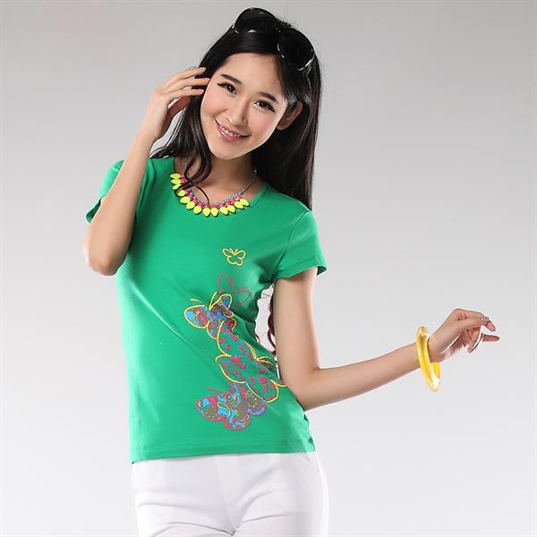 Girl Round Neck T-Shirt